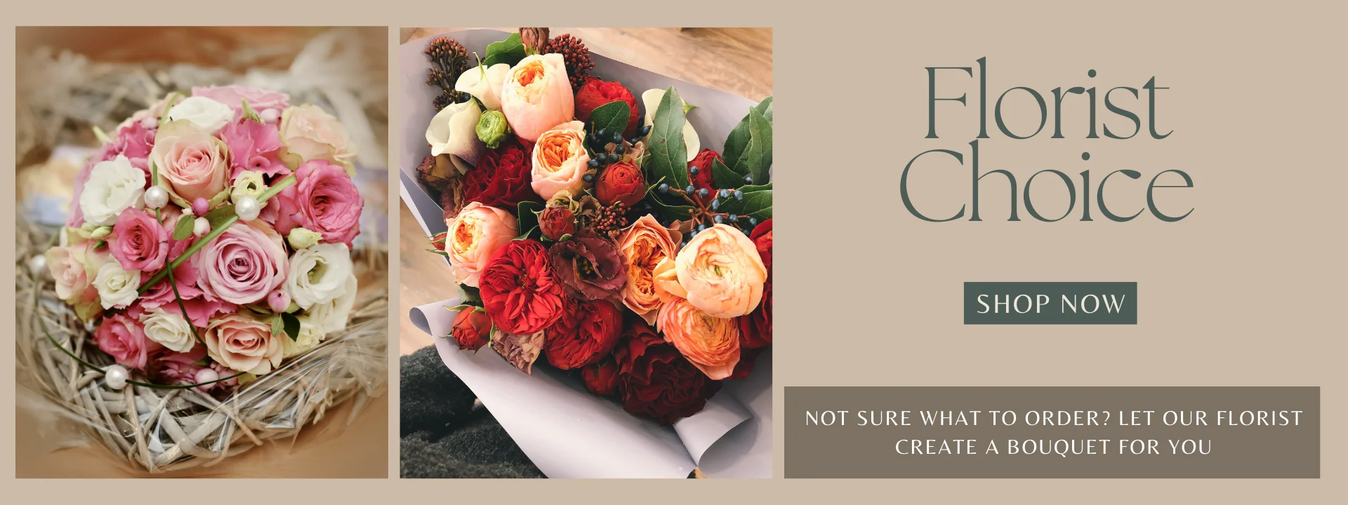 Same-day Delivery, Luxury flowers & gifts. South Africa. Unique florist choice arrangement featuring a selection of fresh, seasonal flowers, perfect for any occasion
