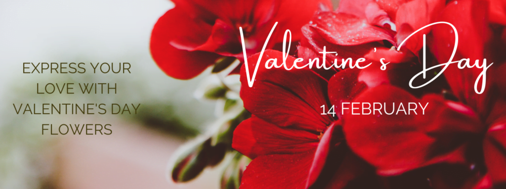 Valentine’s Day floral arrangement by Kaiflora