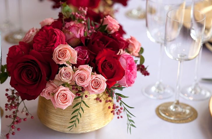 Beautiful arrangement of vibrant birthday flowers
