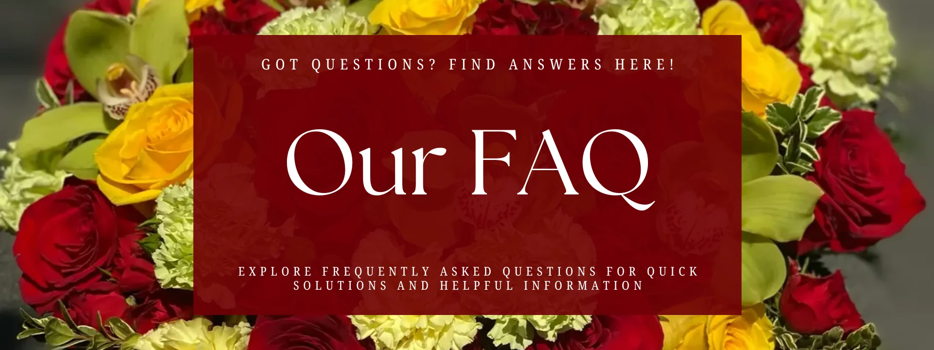 Our FAQ Our FAQ
