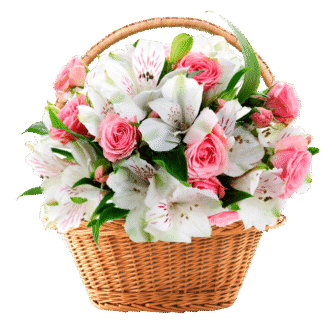 Blissful Elegance Basket Arrangement