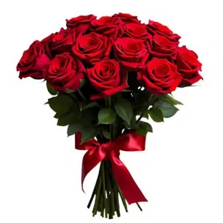Endless Treasure bunch of luxurious red roses