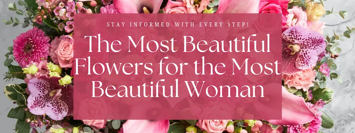 Mother's Day Banner, The Most Beautiful Flowers